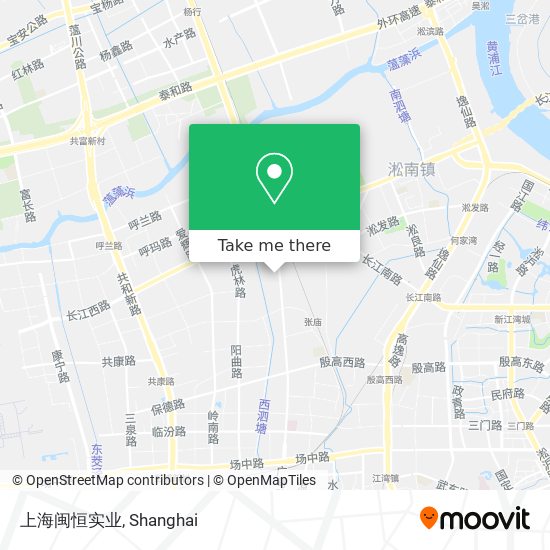 上海闽恒实业 map