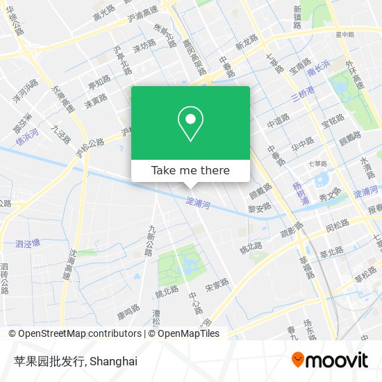 苹果园批发行 map