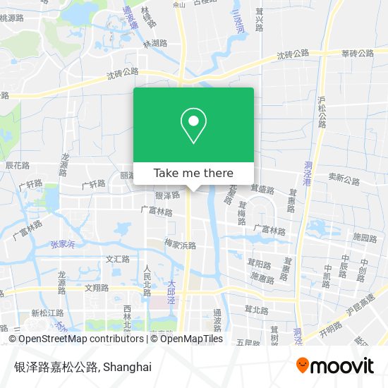 银泽路嘉松公路 map