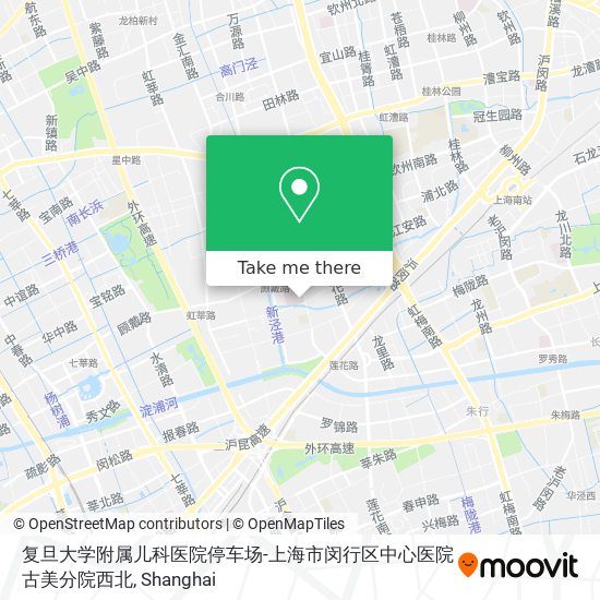 复旦大学附属儿科医院停车场-上海市闵行区中心医院古美分院西北 map