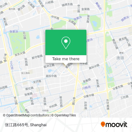 张江路665号 map