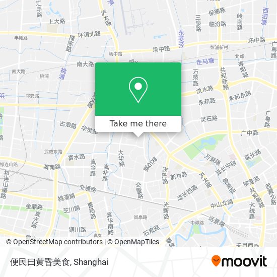 便民曰黄昏美食 map