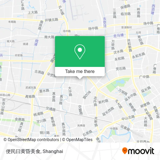 便民曰黄昏美食 map