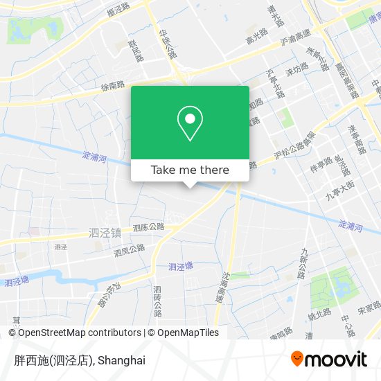 胖西施(泗泾店) map