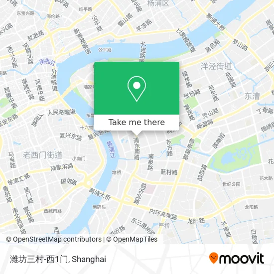 潍坊三村-西1门 map