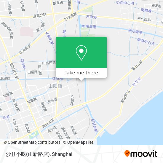 沙县小吃(山新路店) map