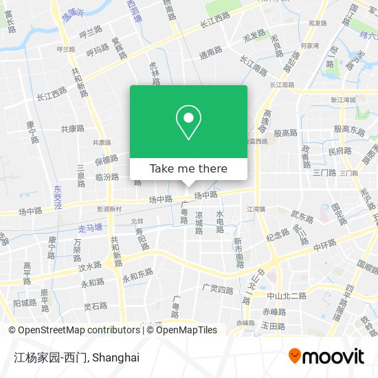江杨家园-西门 map