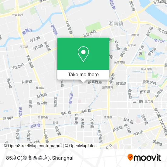 85度C(殷高西路店) map