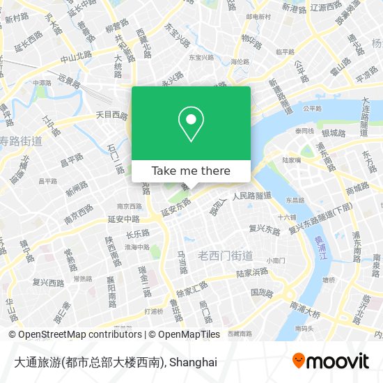 大通旅游(都市总部大楼西南) map