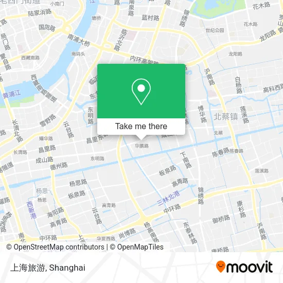 上海旅游 map