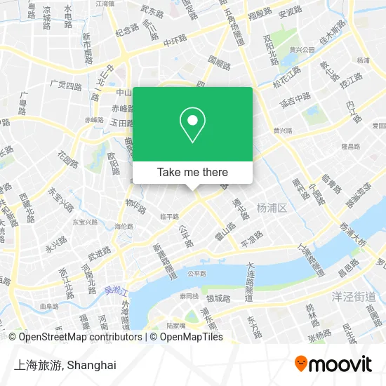 上海旅游 map