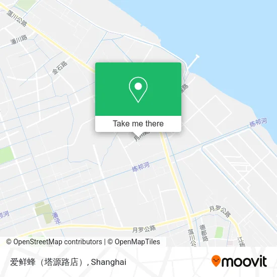 爱鲜蜂（塔源路店） map