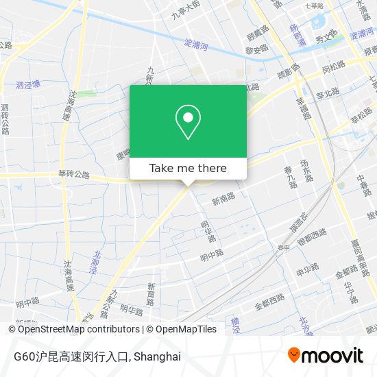 G60沪昆高速闵行入口 map