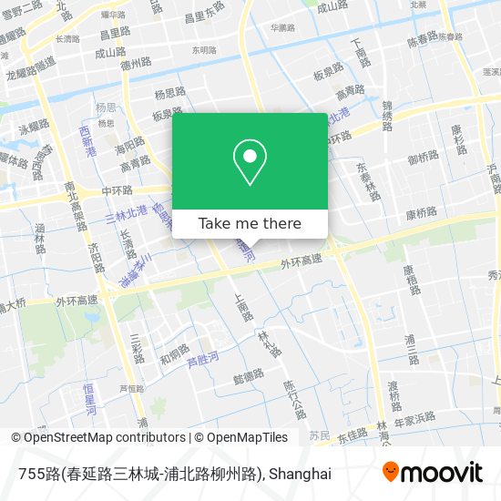 755路(春延路三林城-浦北路柳州路) map
