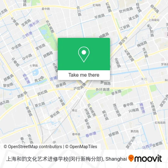 上海和韵文化艺术进修学校(闵行新梅分部) map