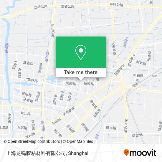 上海龙鸣胶粘材料有限公司 map