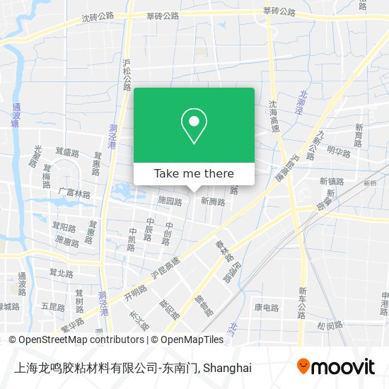 上海龙鸣胶粘材料有限公司-东南门 map