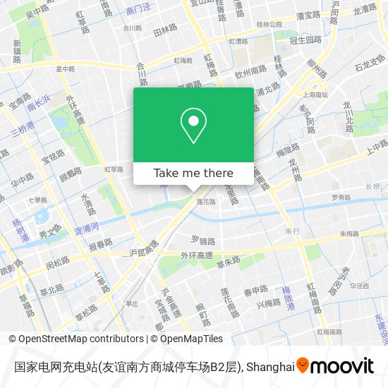 国家电网充电站(友谊南方商城停车场B2层) map