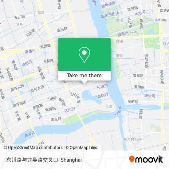 东川路与龙吴路交叉口 map
