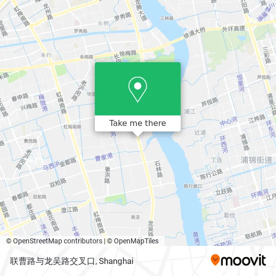 联曹路与龙吴路交叉口 map