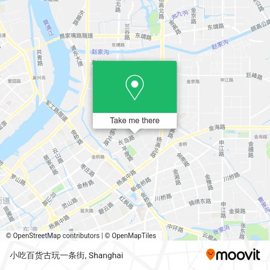 小吃百货古玩一条街 map