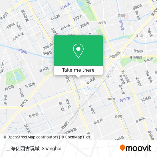 上海亿园古玩城 map