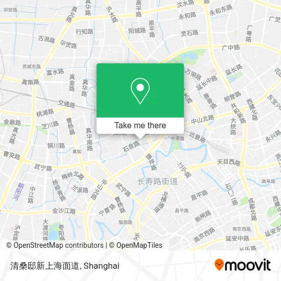 清桑邸新上海面道 map