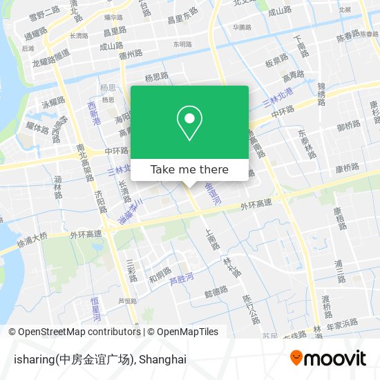isharing(中房金谊广场) map