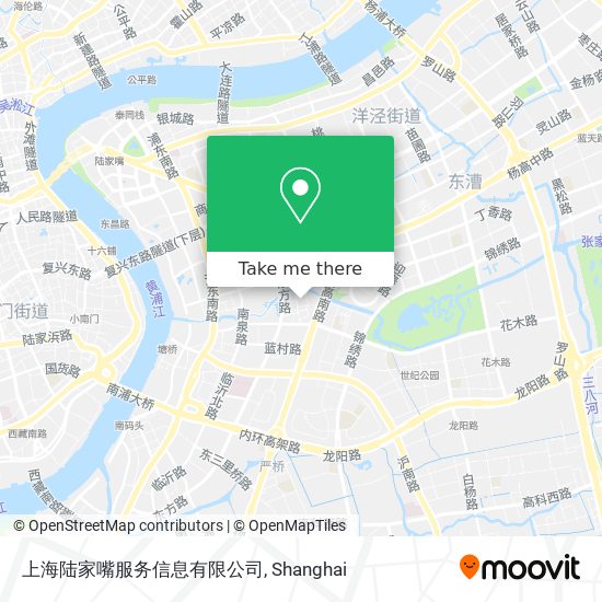 上海陆家嘴服务信息有限公司 map