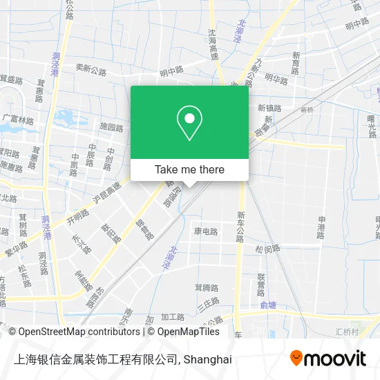 上海银信金属装饰工程有限公司 map