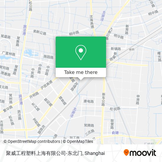 聚威工程塑料上海有限公司-东北门 map
