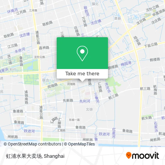 虹浦水果大卖场 map