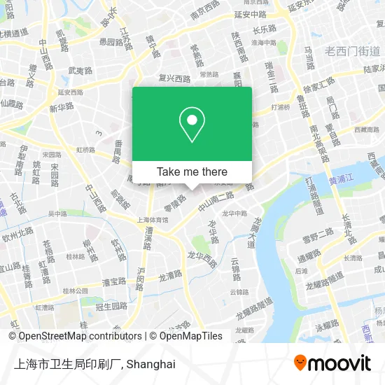 上海市卫生局印刷厂 map