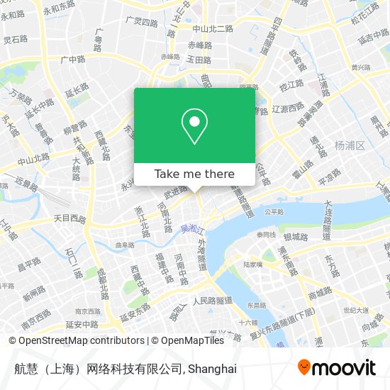 航慧（上海）网络科技有限公司 map