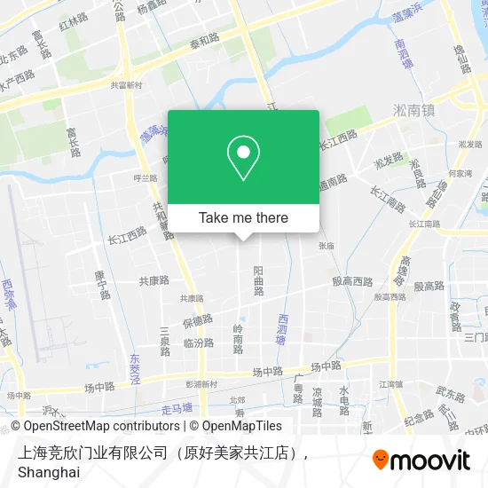 上海竞欣门业有限公司（原好美家共江店） map