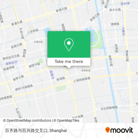 百齐路与百兴路交叉口 map