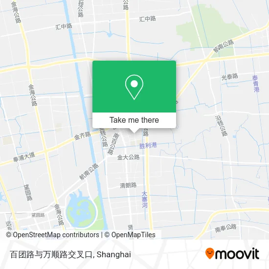 百团路与万顺路交叉口 map