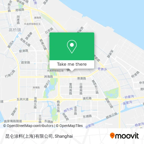 昆仑涂料(上海)有限公司 map