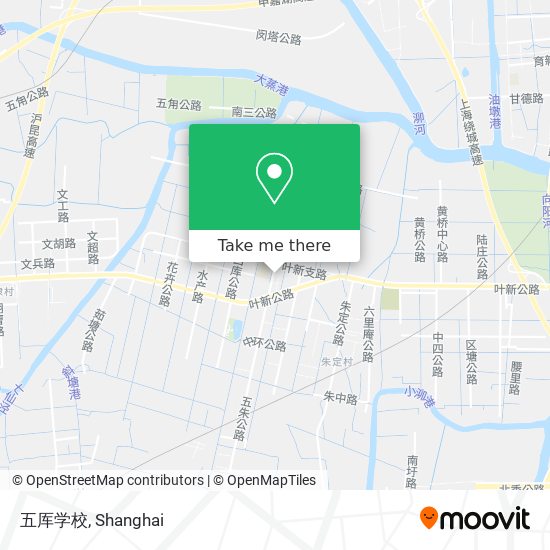 五厍学校 map