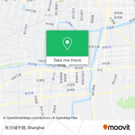 朱泾城中路 map