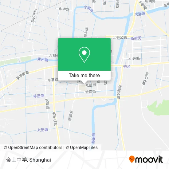 金山中学 map