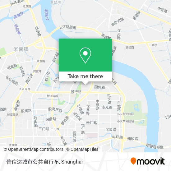 普信达城市公共自行车 map