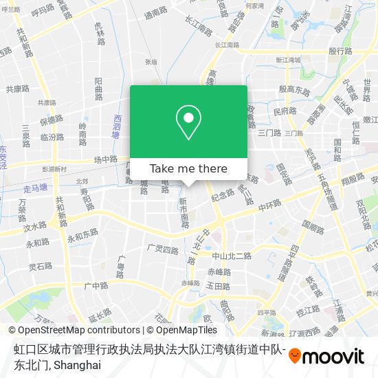 虹口区城市管理行政执法局执法大队江湾镇街道中队-东北门 map