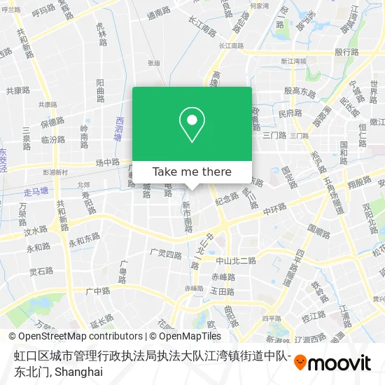 虹口区城市管理行政执法局执法大队江湾镇街道中队-东北门 map