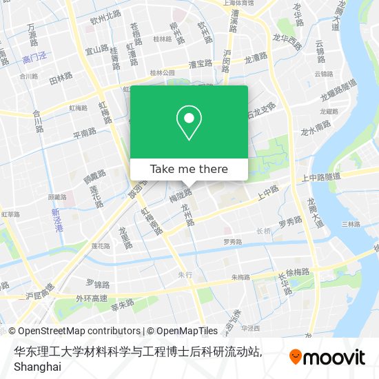 华东理工大学材料科学与工程博士后科研流动站 map