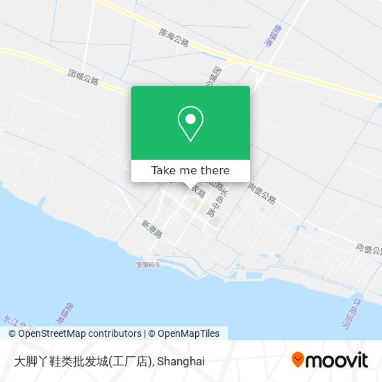 大脚丫鞋类批发城(工厂店) map