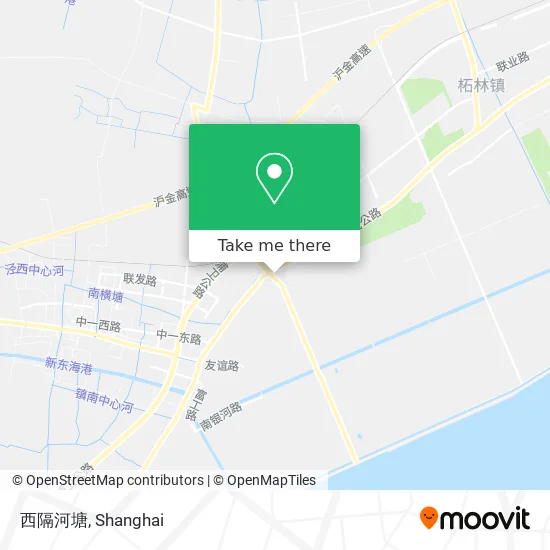 西隔河塘 map