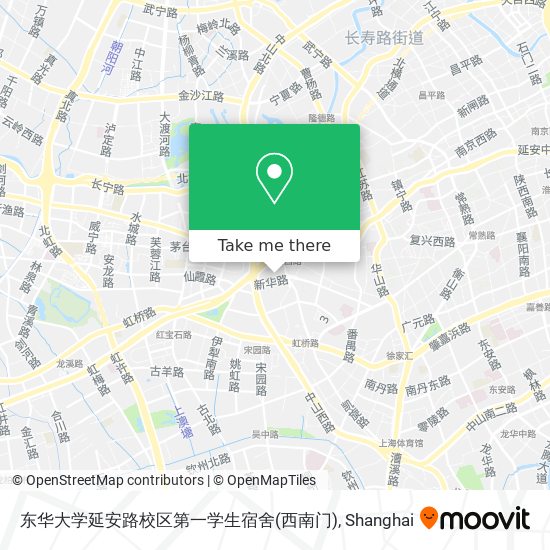 东华大学延安路校区第一学生宿舍(西南门) map