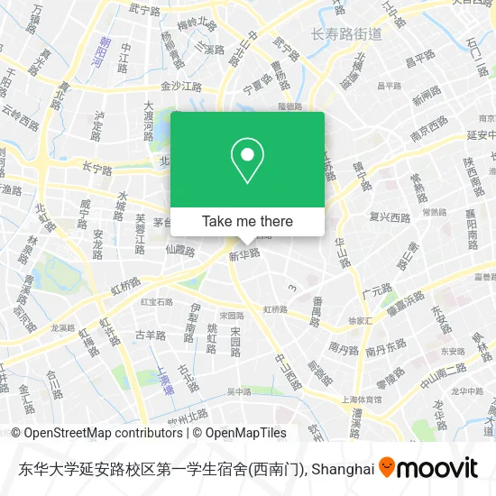 东华大学延安路校区第一学生宿舍(西南门) map