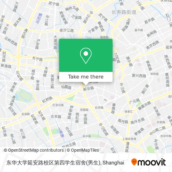 东华大学延安路校区第四学生宿舍(男生) map
